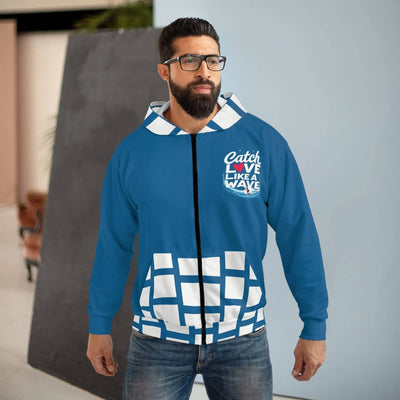 Valentine's Day Hoodie - Cozy Zip-Up Hoodie for Couples - Iron Phoenix GHG