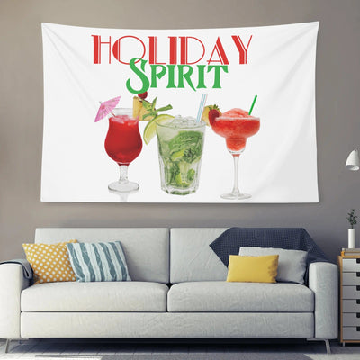 Christmas Holiday Wall Tapestry Made in the USA Main Perspective | Our Phoenix Rise