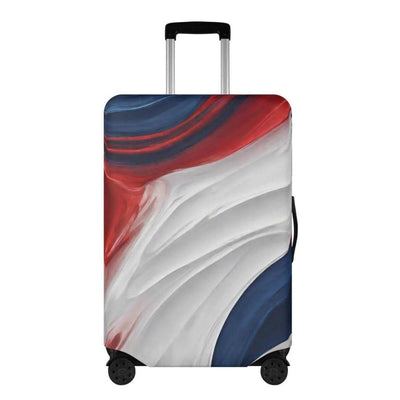 Patriotic Swirl Luggage Cover - Full View | Our Phoenix Rise