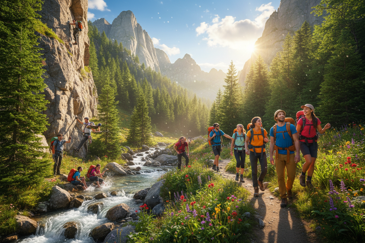 Hiking in nature Iron Phoenix ghg