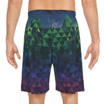 Geometric Basketball Shorts - Stylish Athletic Wear for Sports - Iron Phoenix GHG