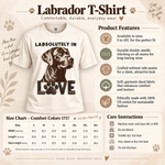 Labrador Retriever Gift for Owners - White Shirt Front View | Our Phoenix Rise