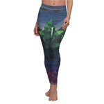 Vibrant Geometric Leggings for Active Women, Yoga Pants, Fitness Wear, Casual Style, Unique Athleisure Outfit, Gym Leggings - Iron Phoenix GHG