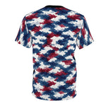 Patriotic Freedom T-Shirt - neck label area, tagless design | Our Phoenix Rise
