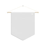 Gothic Moth Wall Pennant - Plain White Back View and Hanging Twine | Our Phoenix Rise