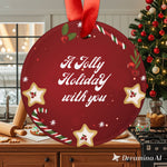 Jolly Holiday Christmas Ornament 2025 - kitchen holiday baking scene | Our Phoenix Rise