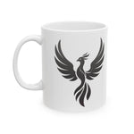 Tribal Phoenix Wings Mug | Ceramic Coffee Cup