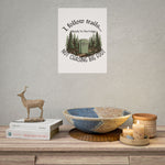 Humorous Camping Kitchen Poster - On a clean white wall, straight view | Our Phoenix Rise