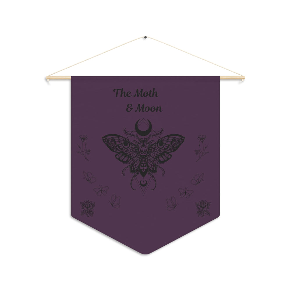 Gothic Moth Wall Pennant