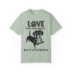 Funny Dachshund T-shirt Love This Much - Casual Wear Mockup | Our Phoenix Rise