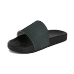 Women's Dark Teal Slide Sandals - Angled Side View | Our Phoenix Rise