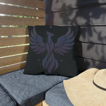 Rising Phoenix Outdoor Pillow - Mystical Patio Decor | Fade-Resistant