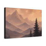 Misty Mountain Sunrise Canvas Wall Art - Peaceful Nature Decor - Detail 16 | Our Phoenix Rise