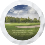 Funny Golf Gifts for Men - Front View of Sarcastic Golf Ball | Our Phoenix Rise