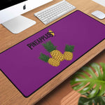 Purple Pineapple XXL Deskmat – Water-Resistant, Non-Slip