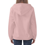 Personalized Mrs Est 2024 Hoodie - White on female model, front view | Our Phoenix Rise