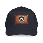 Baseball Cap — Leather Patch “I’m Perfectly Fine” Star Emblem