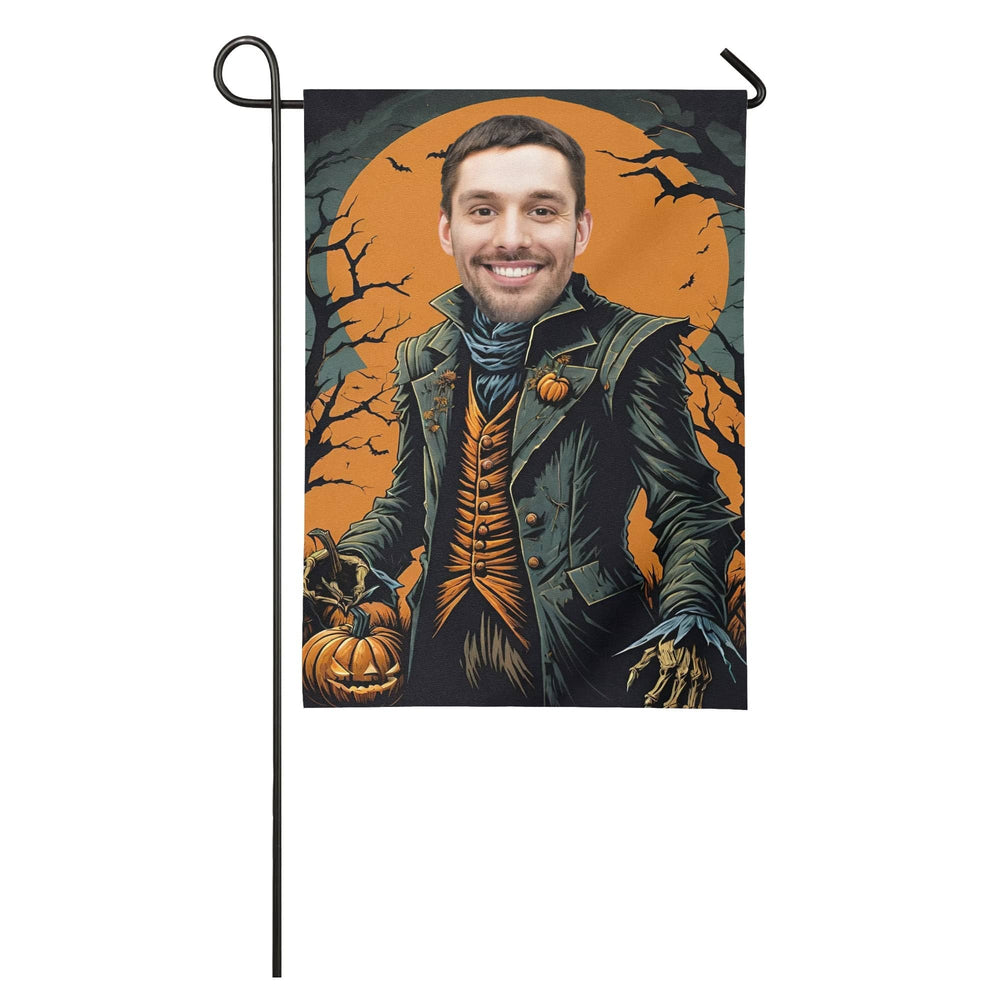 Personalized Halloween Garden Flag