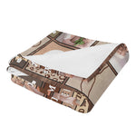 Personalized Mothers Day Photo Blanket - Close-up of MOM lettering and photo space | Our Phoenix Rise