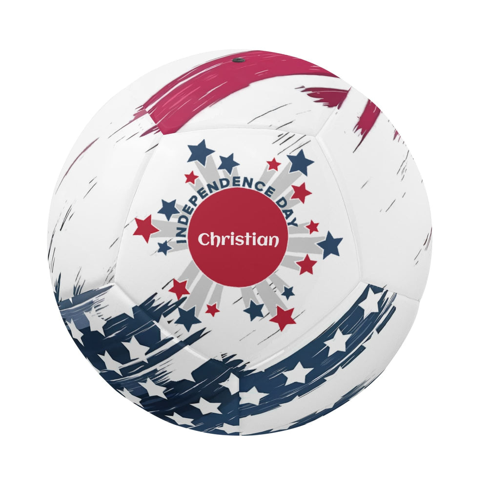 Personalized Patriotic Soccer Ball
