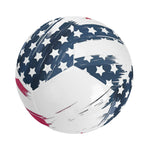 Personalized Patriotic Soccer Ball - Full view of patriotic design | Our Phoenix Rise