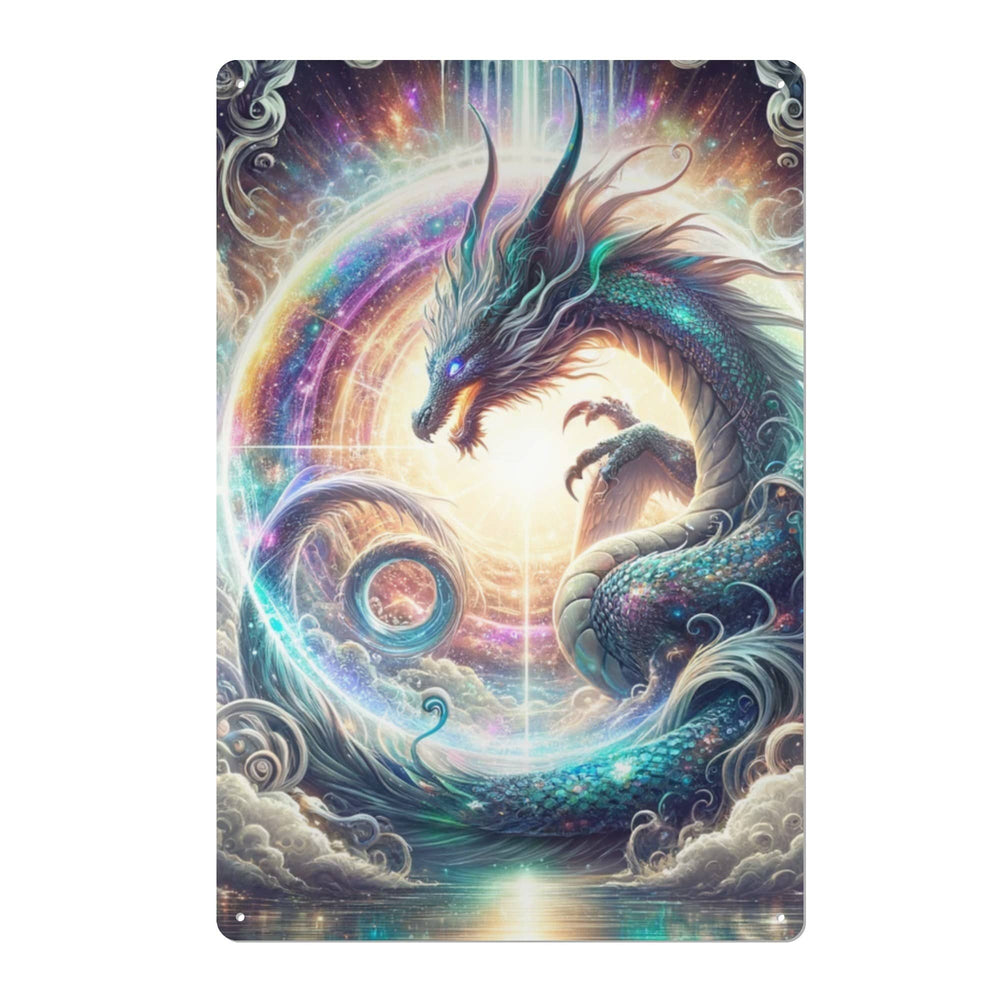 Dragon Iron Sign Wall Modern Artwork for Home Decor