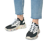 Women's Breathable Mesh Sneakers - Front Angle Black Sole | Our Phoenix Rise