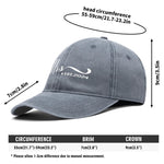 Mrs Est 2024 Baseball Cap - Denim Gray back view | Our Phoenix Rise