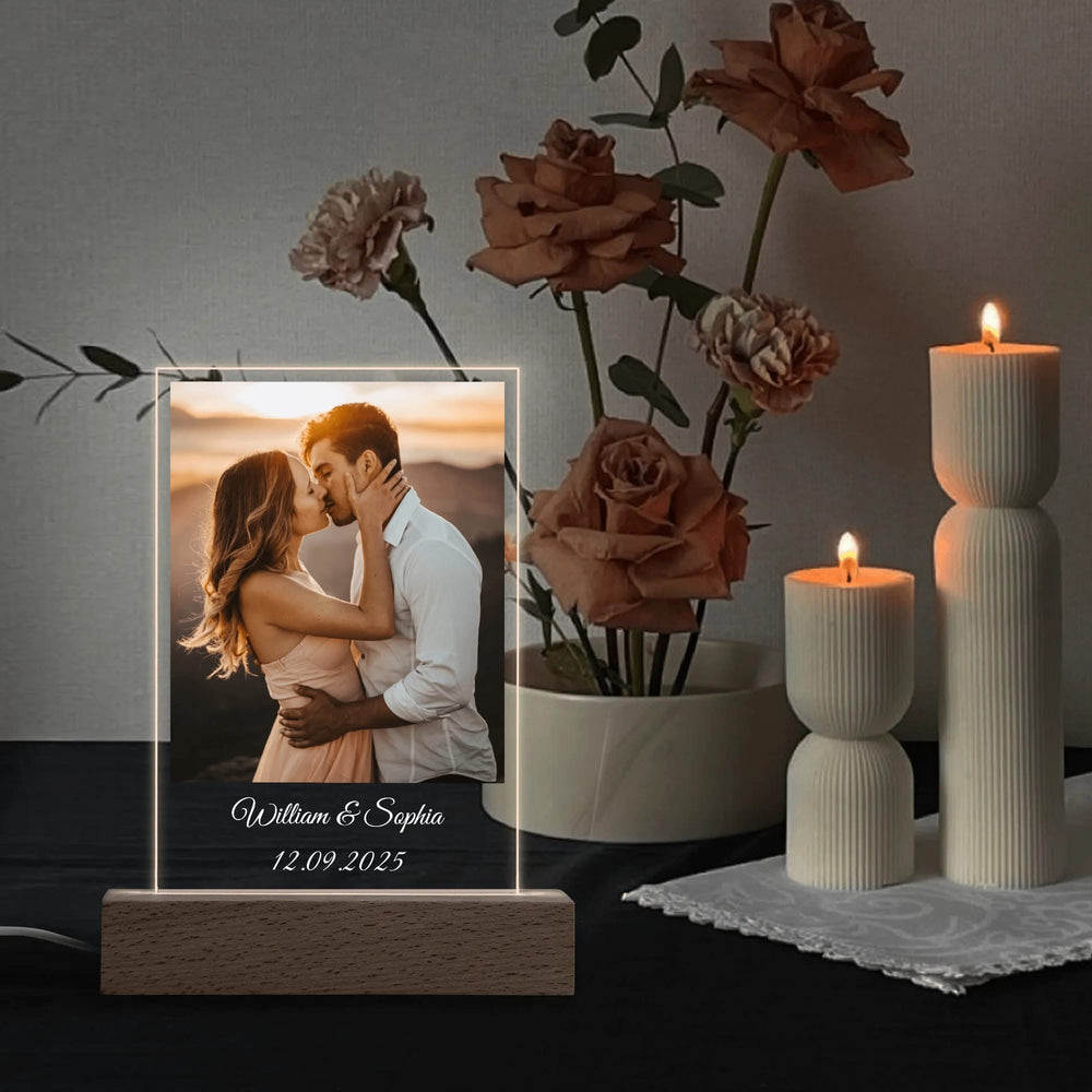 Personalized Photo Night Light Acrylic Lamp