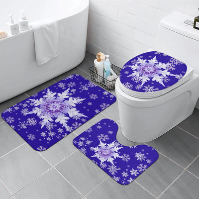 Winter Snowflake Bathroom Decor Set - In Bathroom View | Our Phoenix Rise