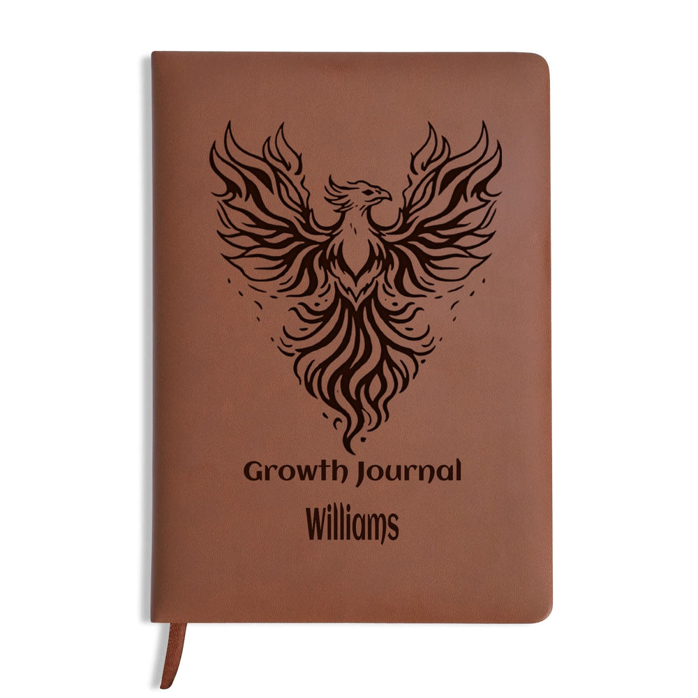 Personalized Phoenix Growth Journal Brown