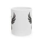 Tribal Phoenix Wings Mug | Ceramic Coffee Cup