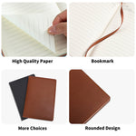 Personalized Leather Growth Journal - Full view showcasing debossed details | Our Phoenix Rise