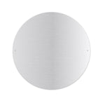 Not Today Santa Christmas Round Metal Sign - unique angle view | Our Phoenix Rise