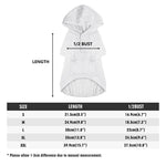 Personalized Dog Christmas Hoodie - Back view of pet wearing it showing design | Our Phoenix Rise