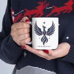 Phoenix Rising Mug - American Resilience Symbol | Patriotic Coffee Mug