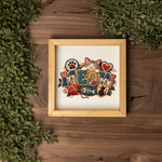 1:1 Wooden Framed Decor