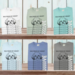 Maltese Dog Lover T-Shirt - Man wearing Chambray tee by a lake | Our Phoenix Rise