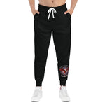 Men's Patriotic American Eagle Joggers - model wearing black with graphic | Our Phoenix Rise