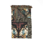Stained Glass Mosaic Woven Blanket