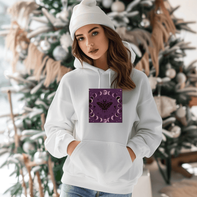 Crescent Moon Phases Hoodie | Witchy Celestial Mooncycle Sweatshirt