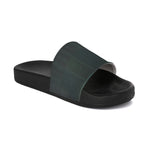 Women's Dark Teal Slide Sandals - Side View | Our Phoenix Rise