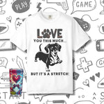 Funny Dachshund T-shirt Love This Much - White Lifestyle Backpack | Our Phoenix Rise