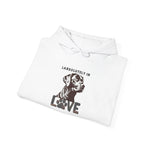 Labrador Retriever Owner Hoodie - Folded view on white background | Our Phoenix Rise