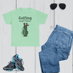 Golfing Is Just Hiking With Anger Issues Shirt - White Front View | Our Phoenix Rise