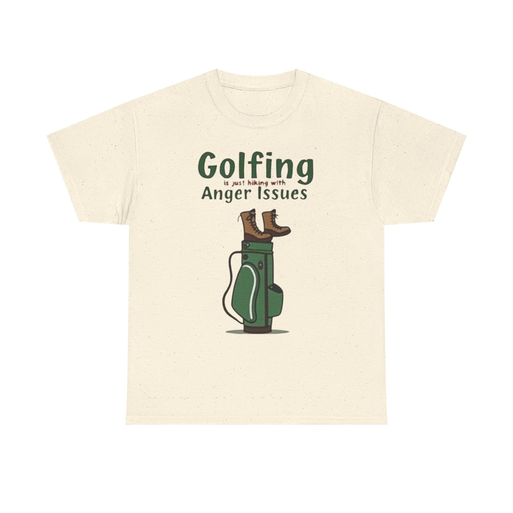 Golfing is Just Hiking with Anger Issues Shirt