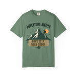 Mountain Hiking Graphic T-Shirt - Espresso Brown Front View | Our Phoenix Rise
