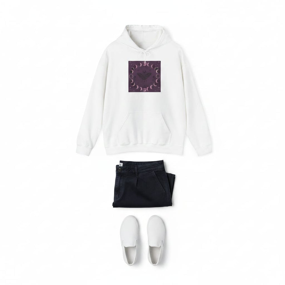 Crescent Moon Phases Hoodie | Witchy Celestial Mooncycle Sweatshirt