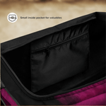 Maroon Abstract Print Duffle Bag - Sturdy Fabric Callout | Our Phoenix Rise