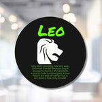 Leo Zodiac Wood Sign Funny Astrology Home Decor Gift Detailed View 7 | Our Phoenix Rise